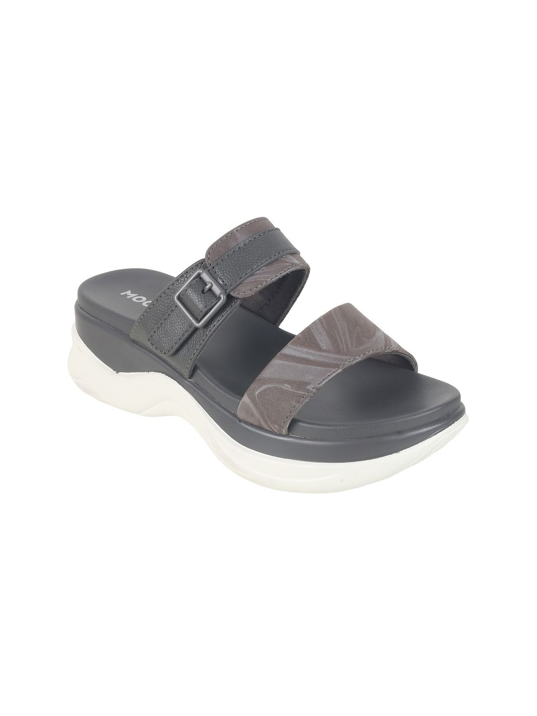 

Mochi Women Comfort Sandals, Grey