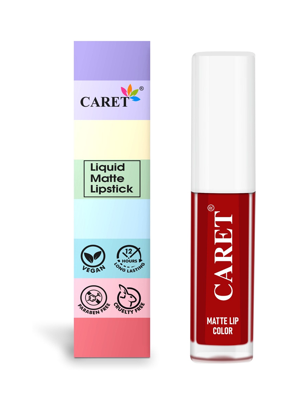 

CARET ORGANIC Super-Pigmented Liquid Matte Lipstick - 2 ml - Red - 6