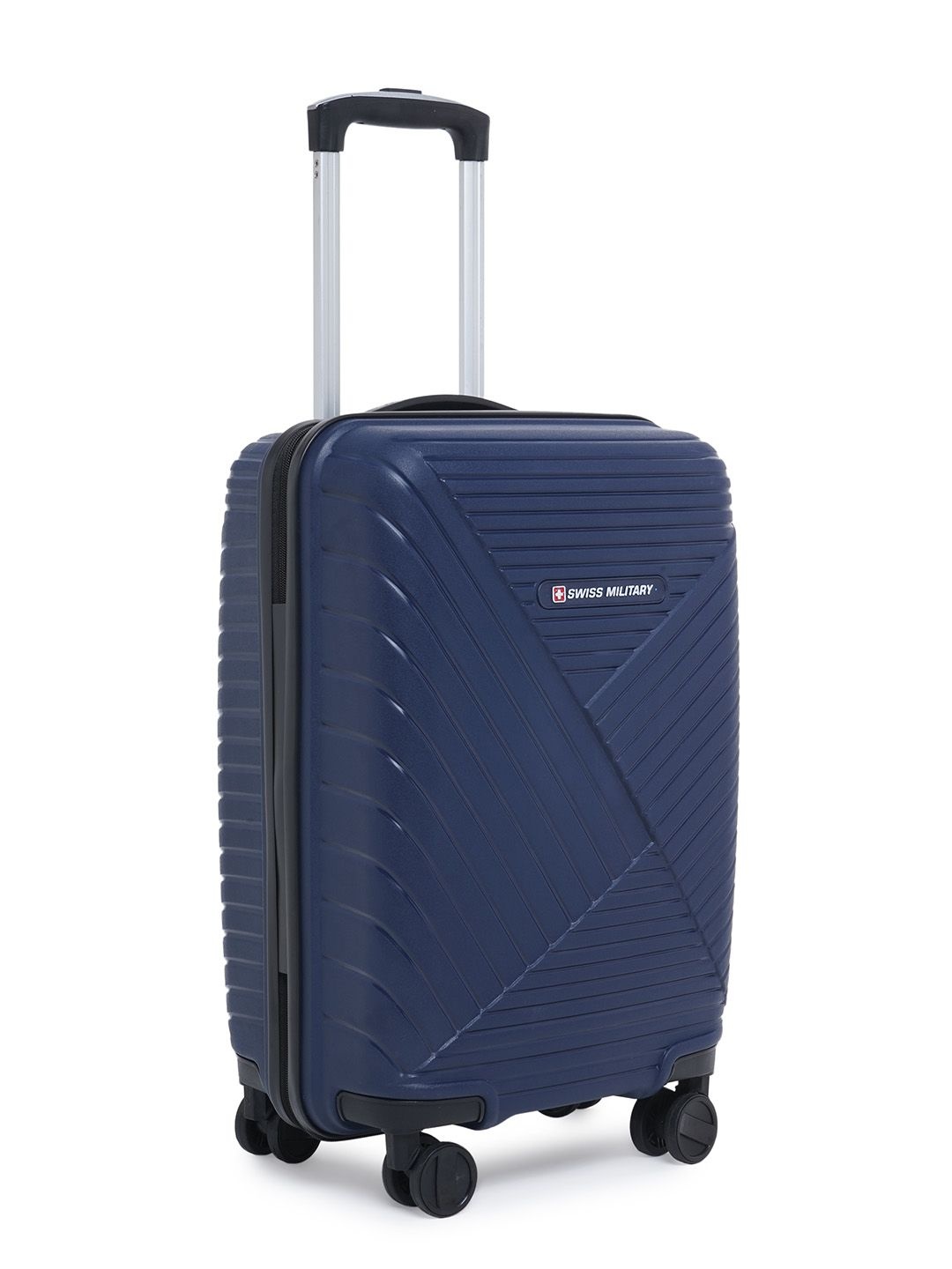 

SWISS MILITARY Zurich Spinner Hard Side Trolley Suitcase, Navy blue