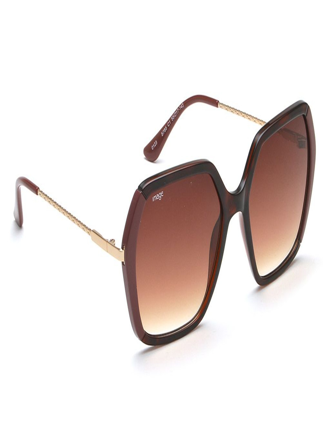 

Image Women Square Sunglasses with UV Protected Lens IMS785C1SG, Brown