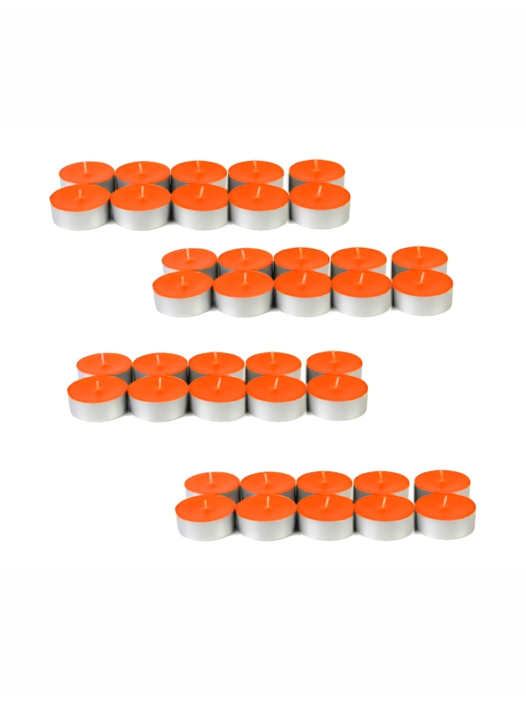 

atorakushon 40 pcs Orange Scented Tea Light Candles
