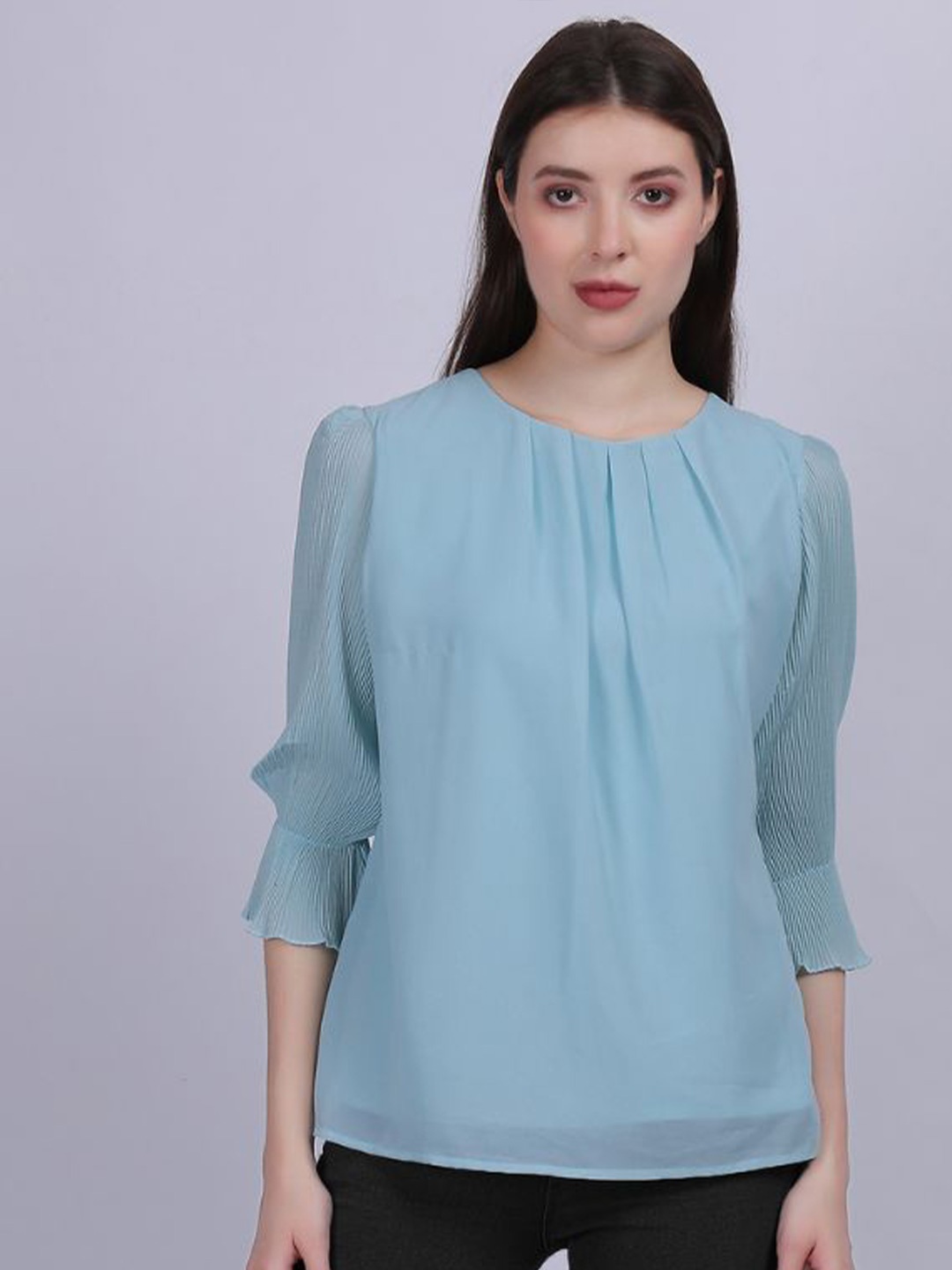 

Aumbe Top, Blue