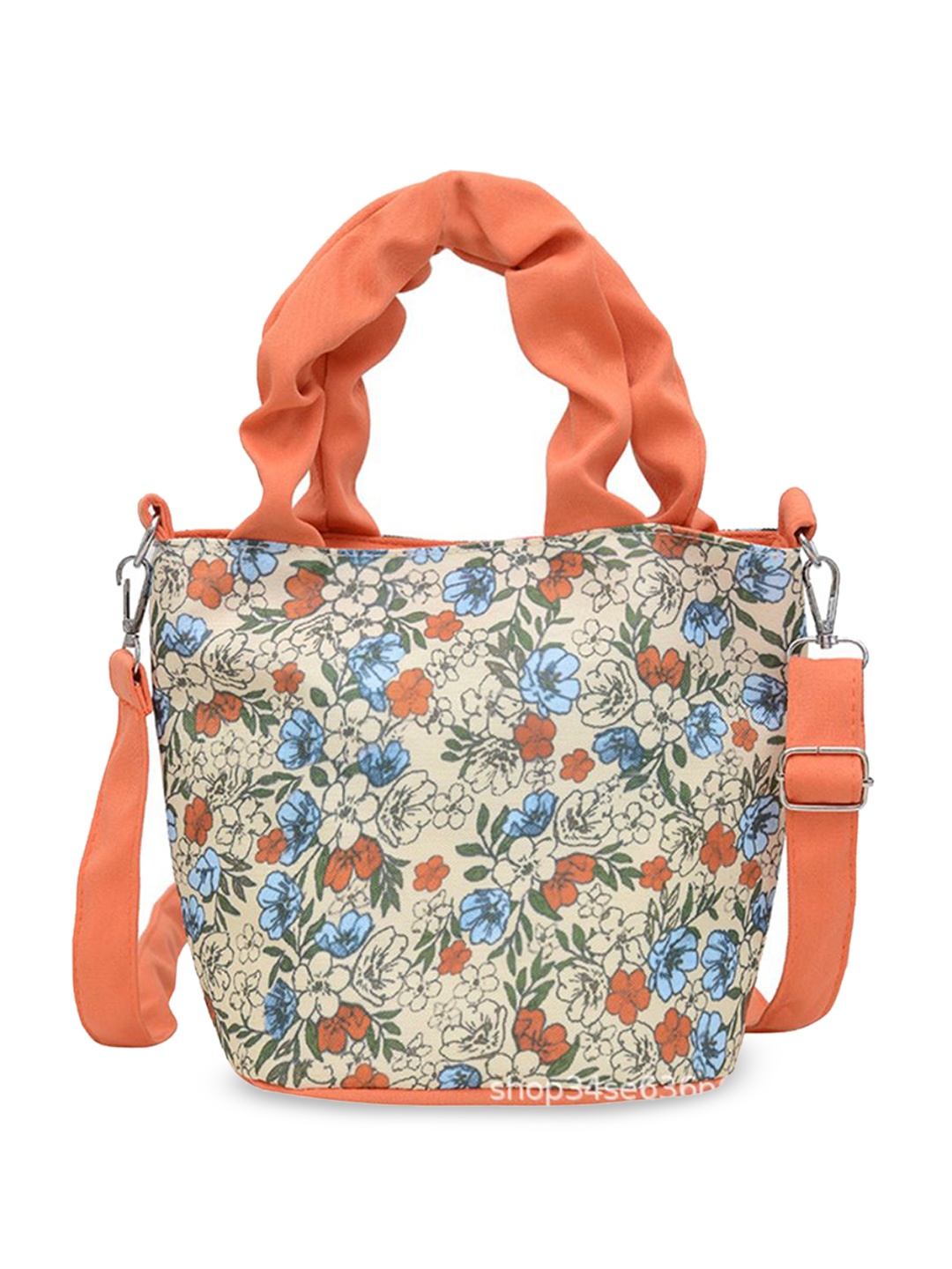 

StyleCast Women Floral Printed Crossbody Handheld Bag, Beige