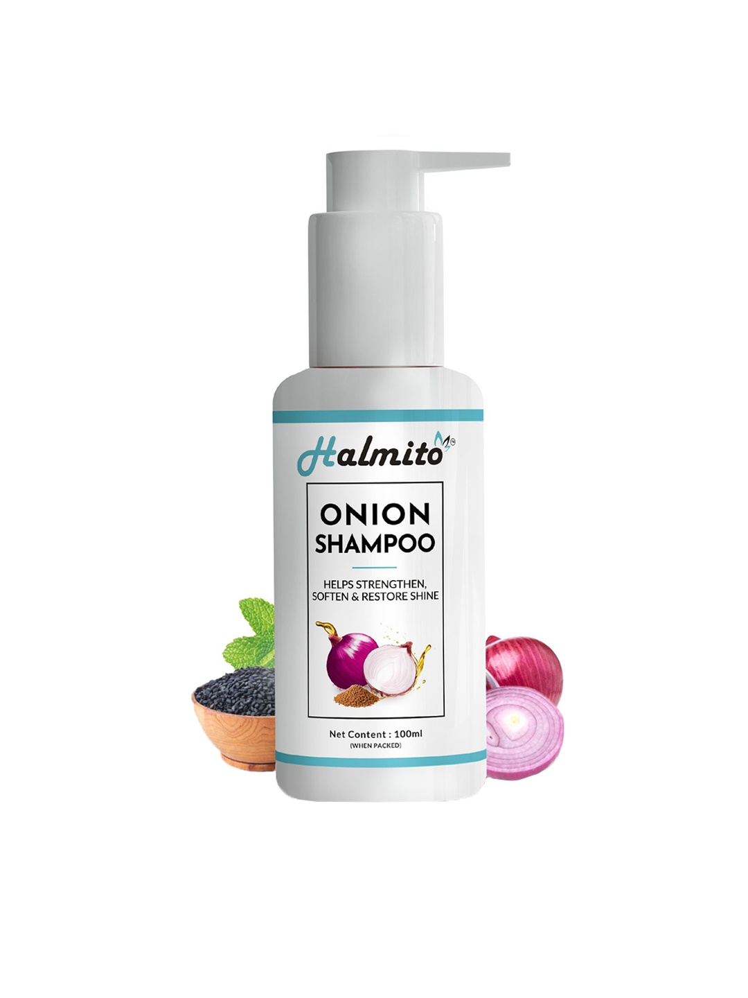 

HALMITO Onion Hair Fall Shampoo For Hair Growth - 100 ml, Pink