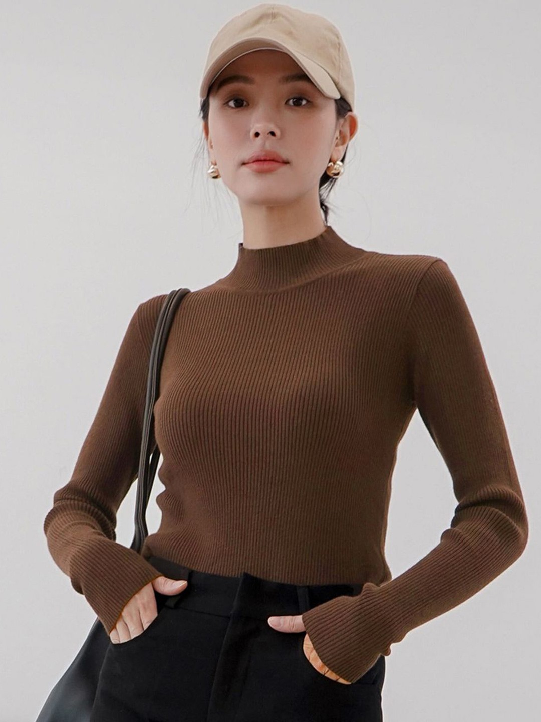 

CLAFOUTIS Women Sweatshirt, Brown