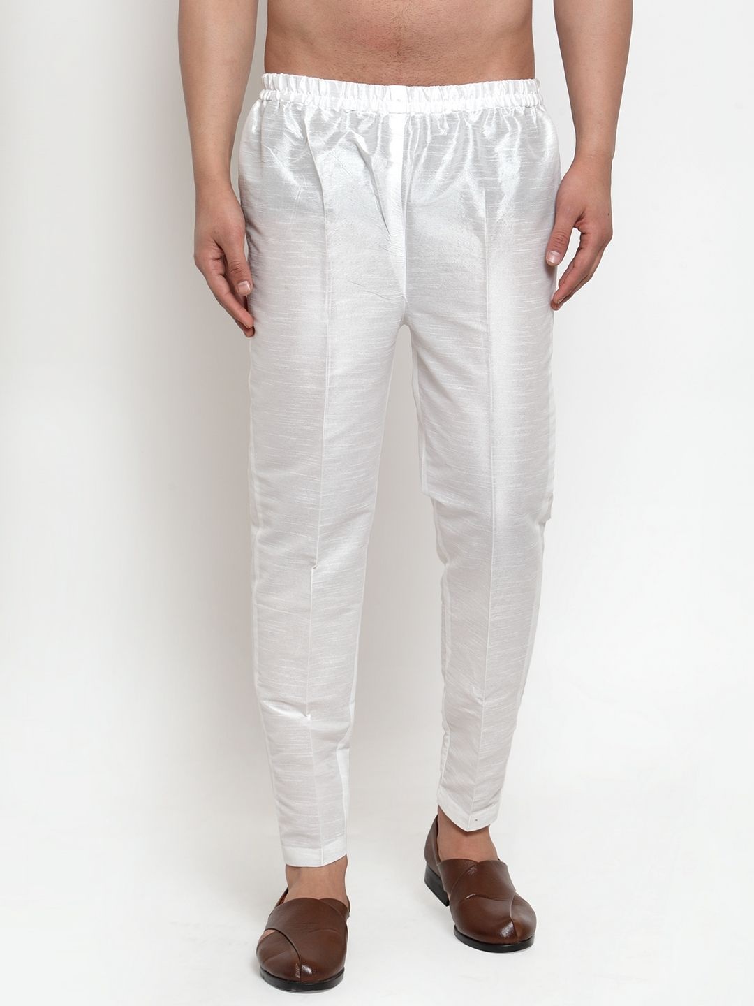 

Kaifoo Men Solid Pyjama, White