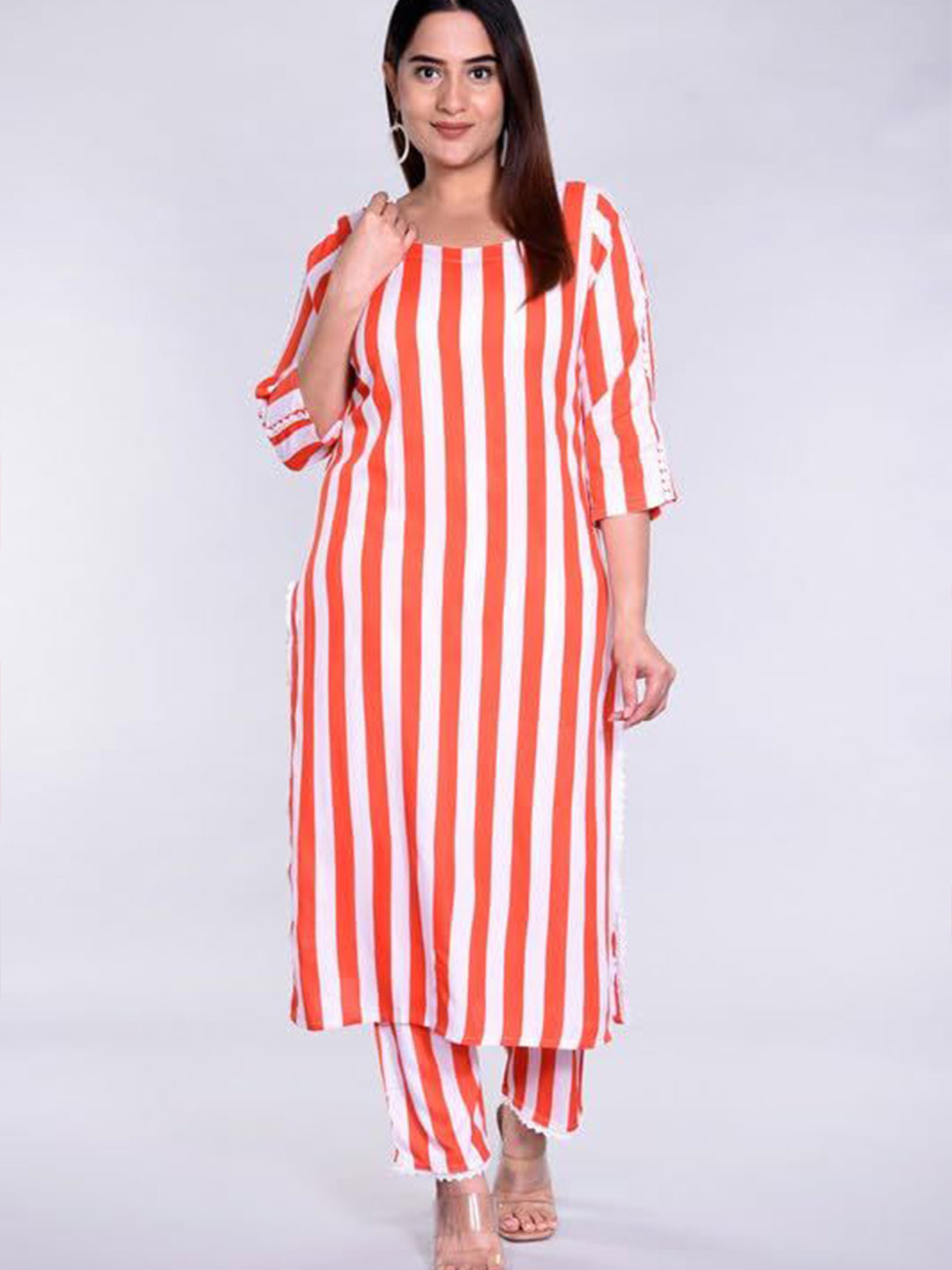 

13-Star Flutter Sleeve A-Line Midi Dress, Off white