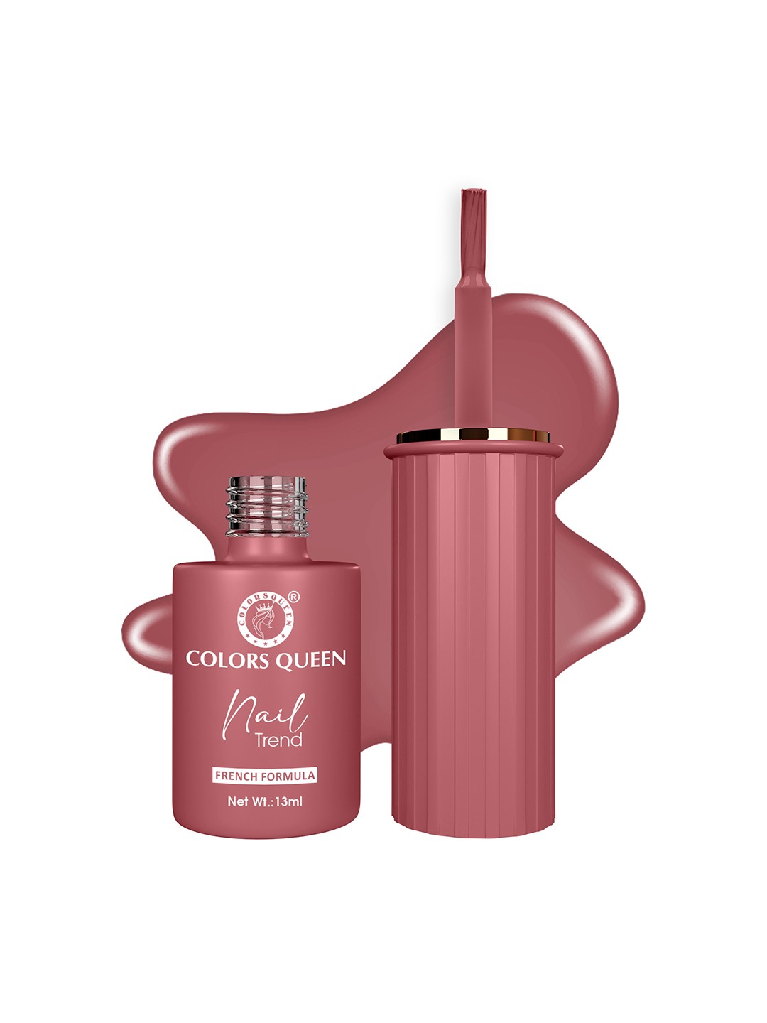 

Colors Queen Nail Trend French Formula Quick Dry Nail Polish - 13ml - Tapestry, Pink