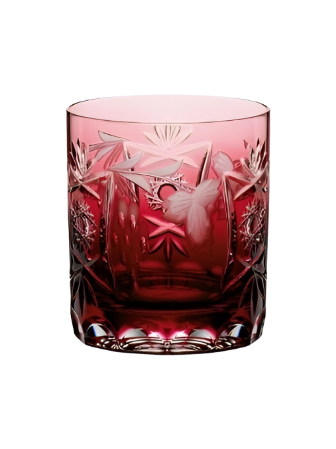 

Nachtmann Red Textured Traube Goldruby Whisky Tumbler Glass