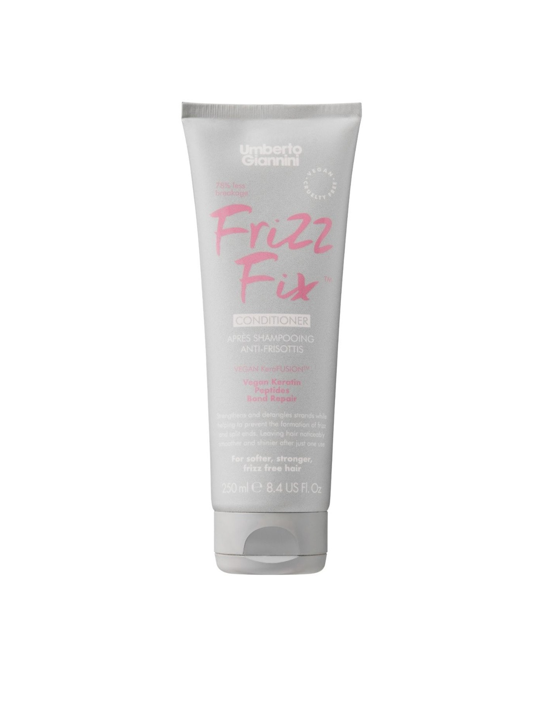 

Umberto Giannini Frizz Fix Conditioner - 250 ml, Pink