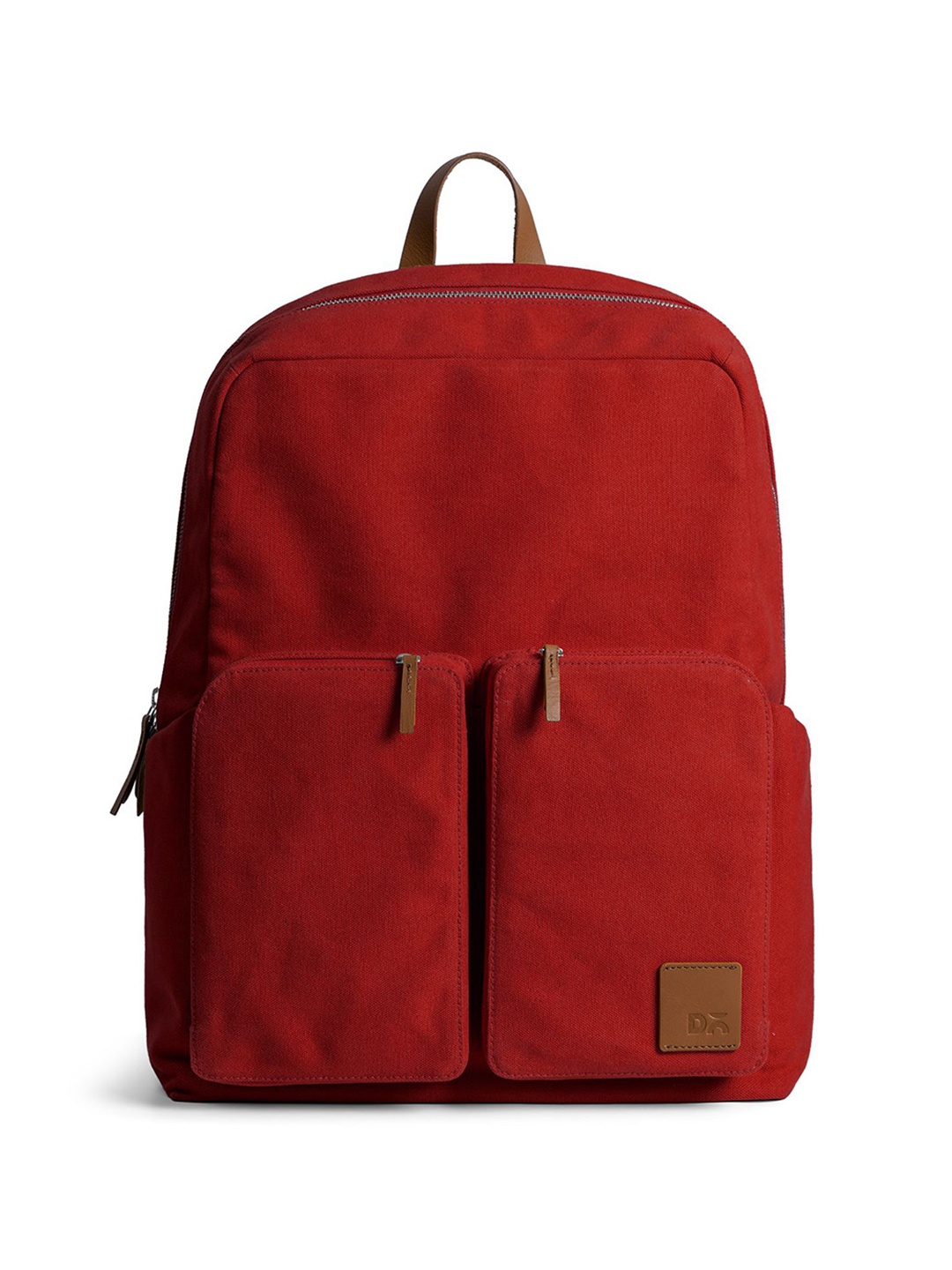 

DailyObjects Unisex Crimson Field Solid Casual Backpack, Red