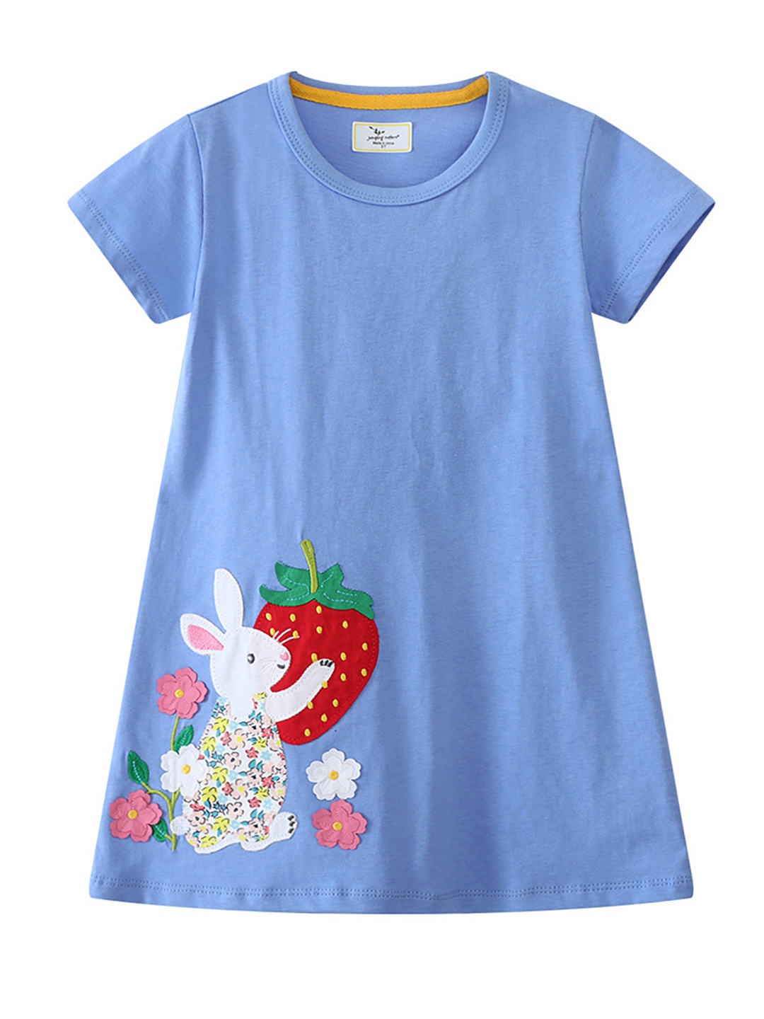 

LULU & SKY Girls Printed Nightdress, Blue