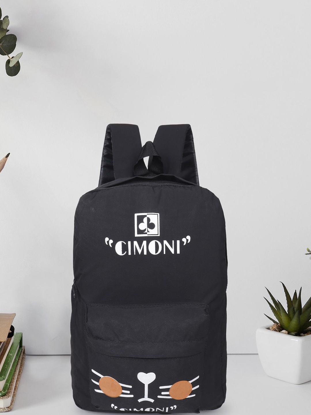 

CIMONI Unisex Padded Backpack, Black