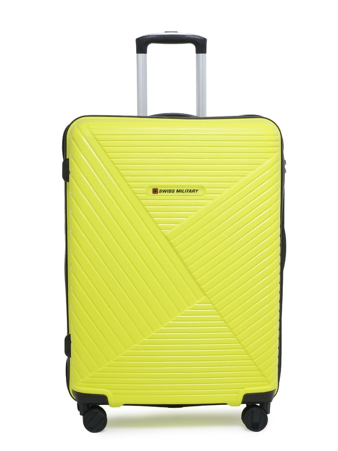 

SWISS MILITARY Adults Zurich Spinner Hard Side Trolley Suitcase, Lime green