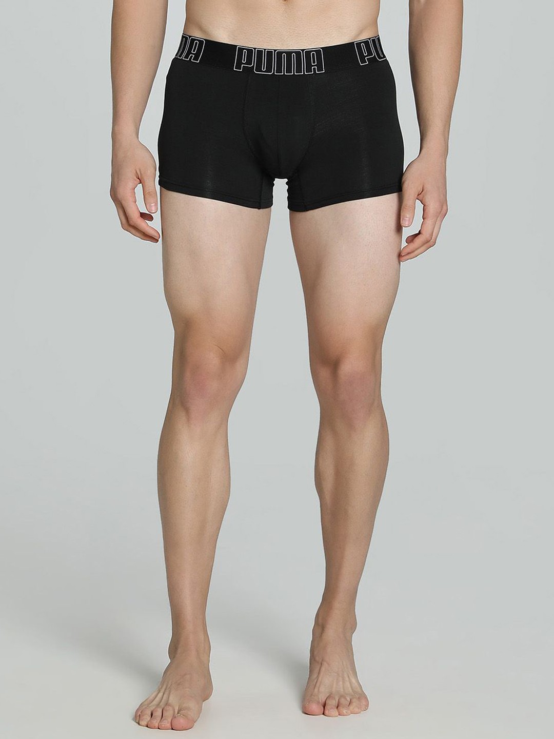 

Puma Supima Men Low-Rise Short Trunks - 68842403, Black