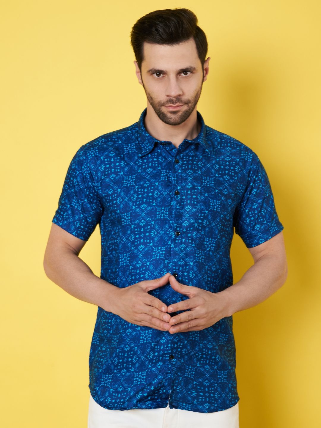 

Fashion FRICKS Men Opaque Casual Shirt, Multi