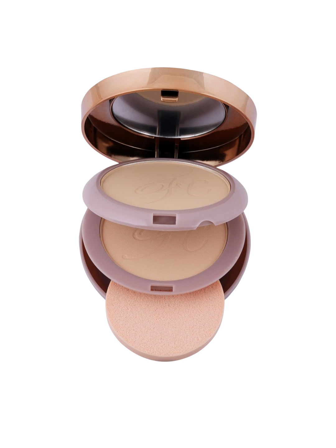 

Fashion Colour 2-In-1 HD Photography Finish Compact Powder- 20g Shade 02, Beige