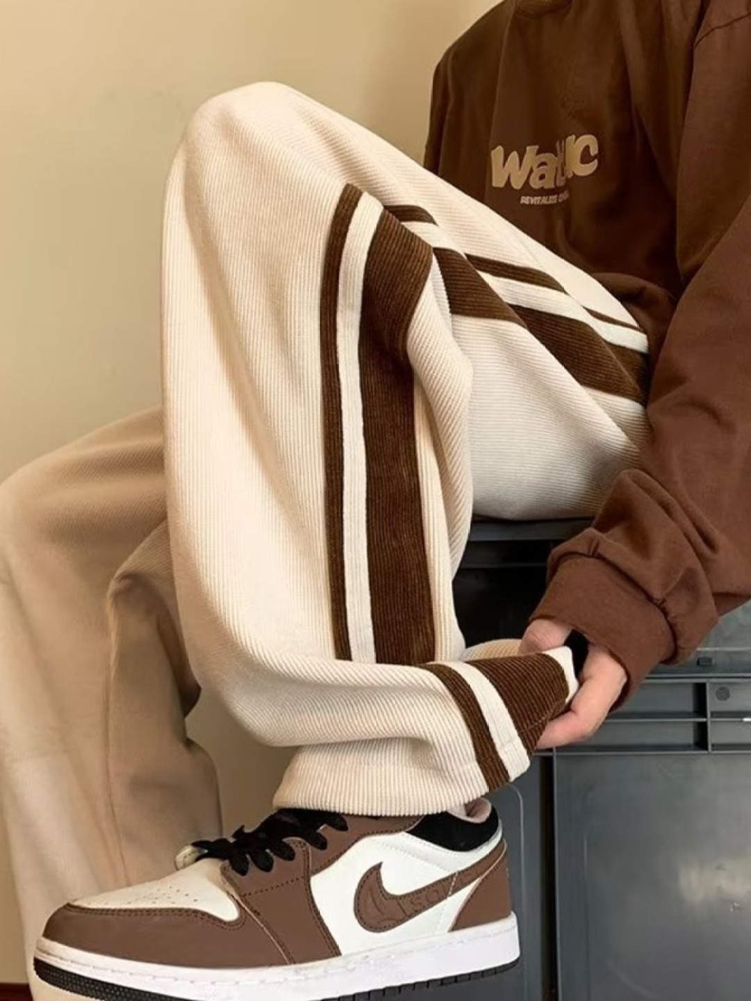 

StyleCast Men Straight Fit Korean Mid-Rise Pants, Cream