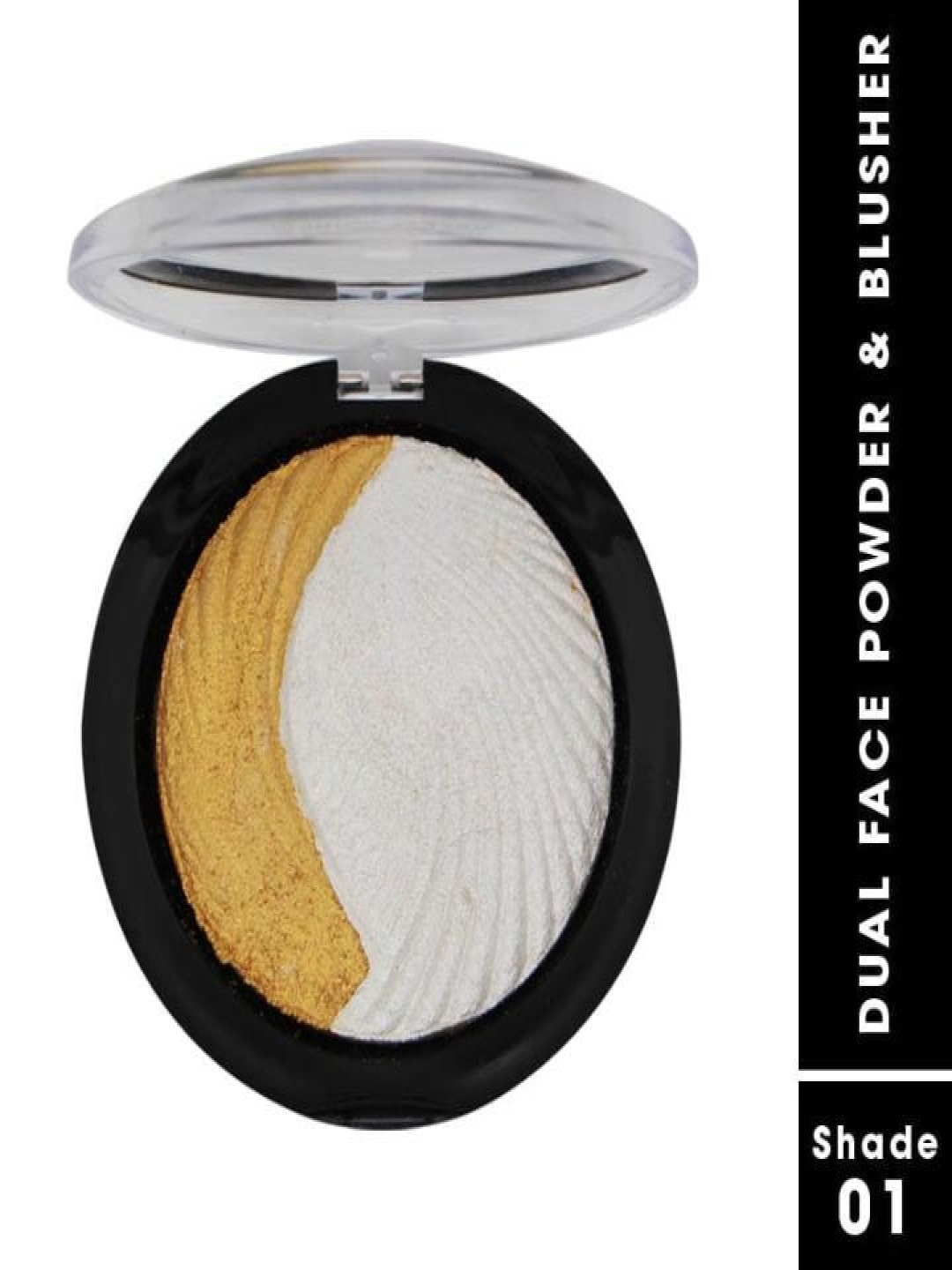 

Fashion Colour Long Lasting Dual Face Powder & Blusher 7.5 g - Shade 01, White