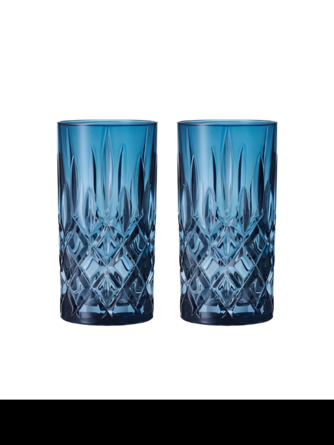 

Nachtmann Noblesse Blue & Transparent 2 Pieces Textured Water Glasses