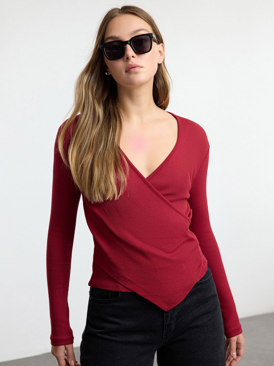 

Trendyol Wrap Top, Na