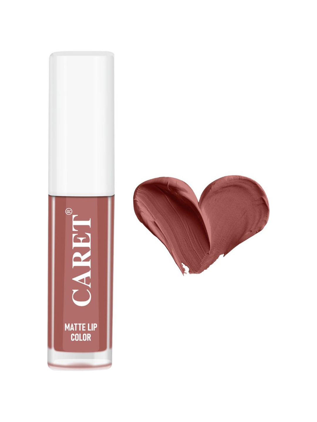 

CARET ORGANIC Non-Transfer Super-Pigmented Liquid Matte Lipstick - 2 ml - 12, Nude