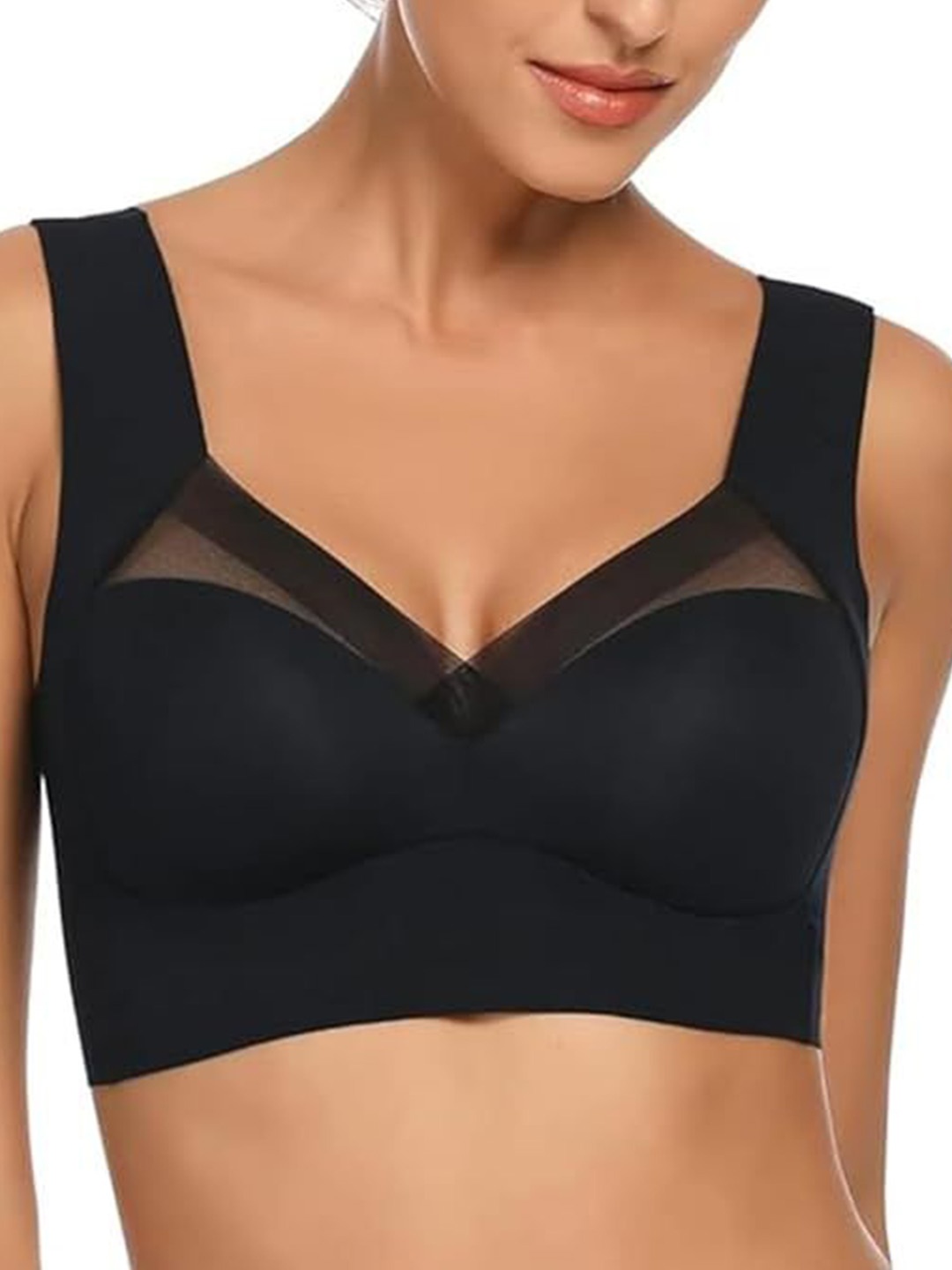 

BRACHY Bra Full Coverage Lightly Padded, Black