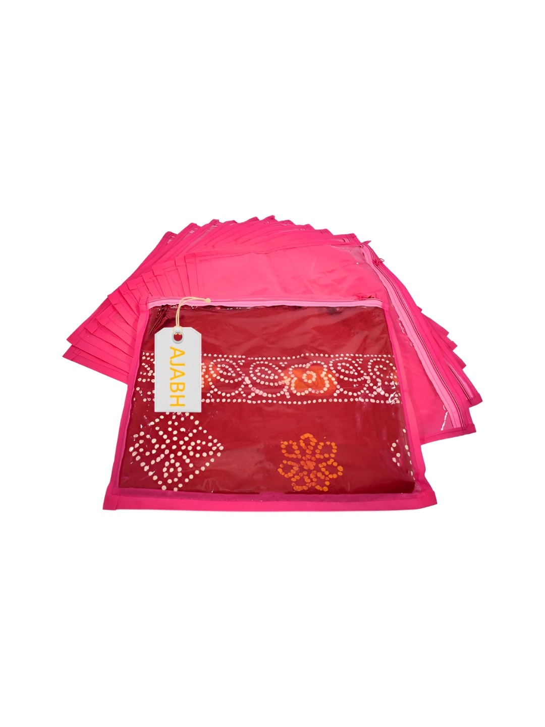 

Ajabh Pink 12 Pieces Regular Saree Organisers
