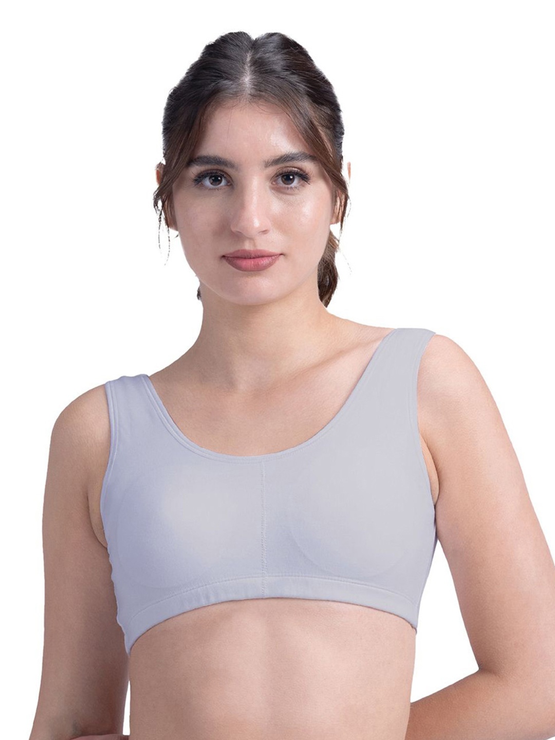 

VStar Women Full Coverage Lightly Padded Beginners Bra, Grey
