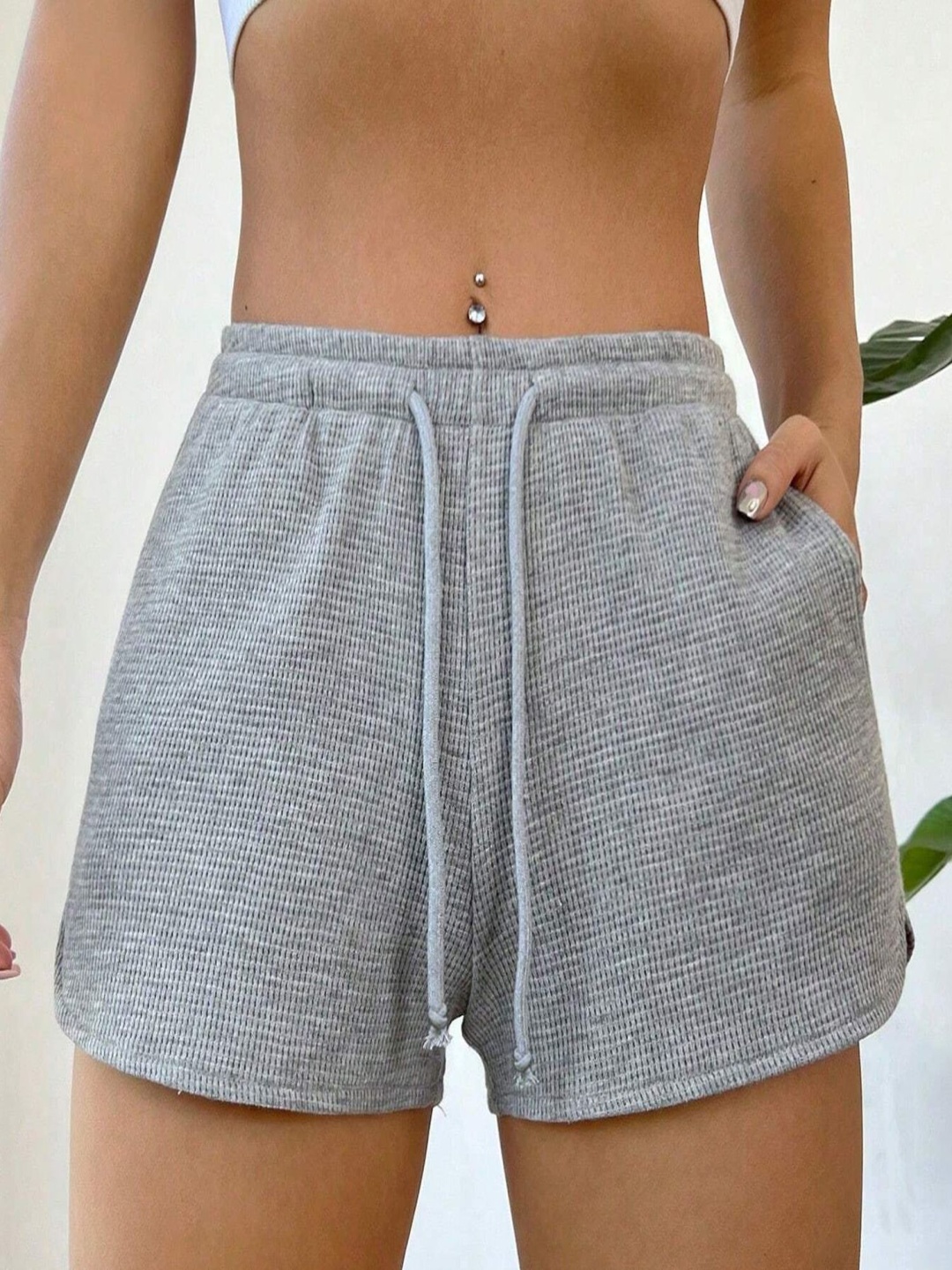

StyleCast x Revolte Women Shorts, Grey