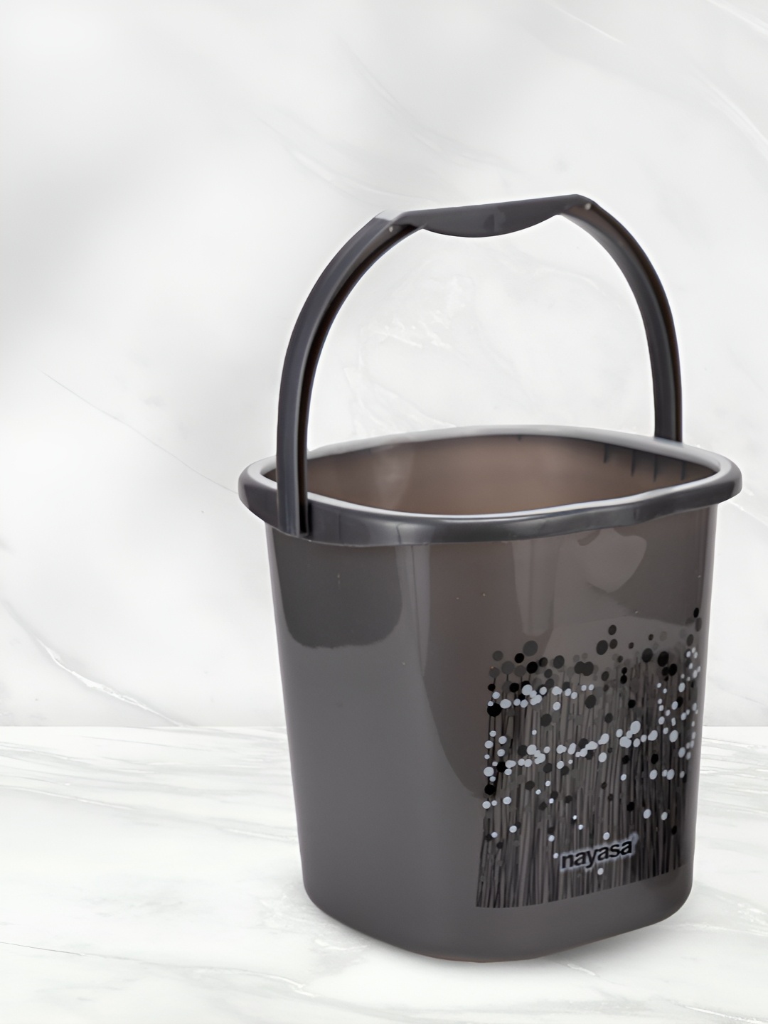 

Nayasa Grey Bucket Bathroom Set 25L
