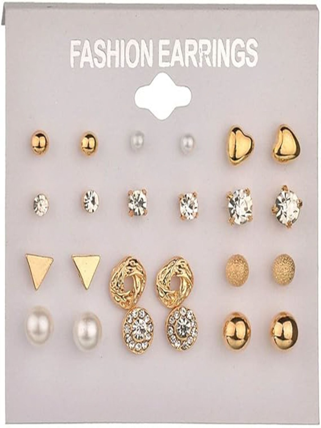 

PolluxCraft Korean Gold Plated Pearls Contemporary Studs