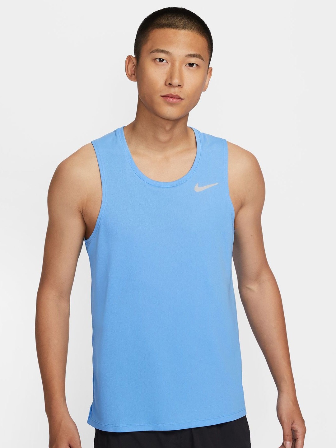 

Nike Dri-FIT Miler Men Running Tank, Blue