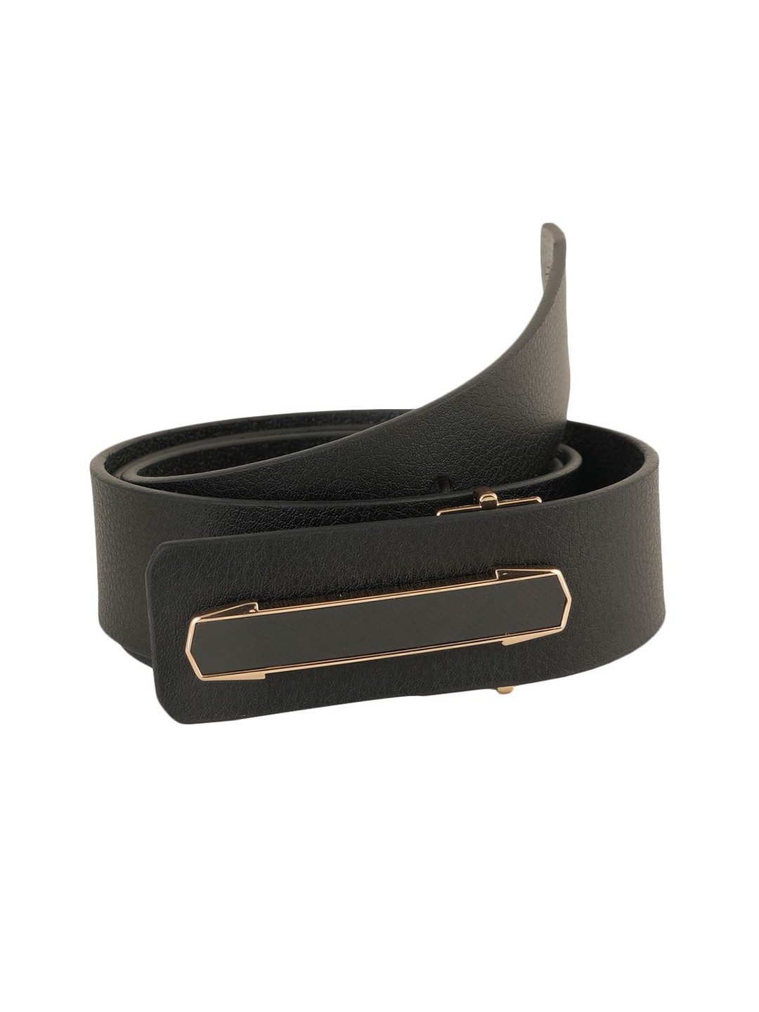 

Style Shoes Men Leather Belt, Black