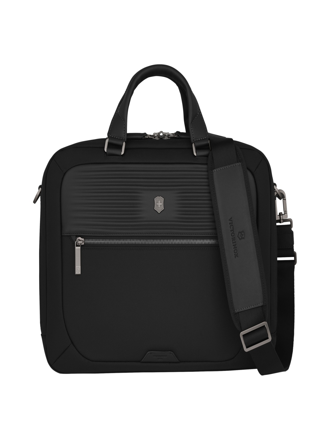 

Victorinox Unisex Leather Laptop Bag, Black