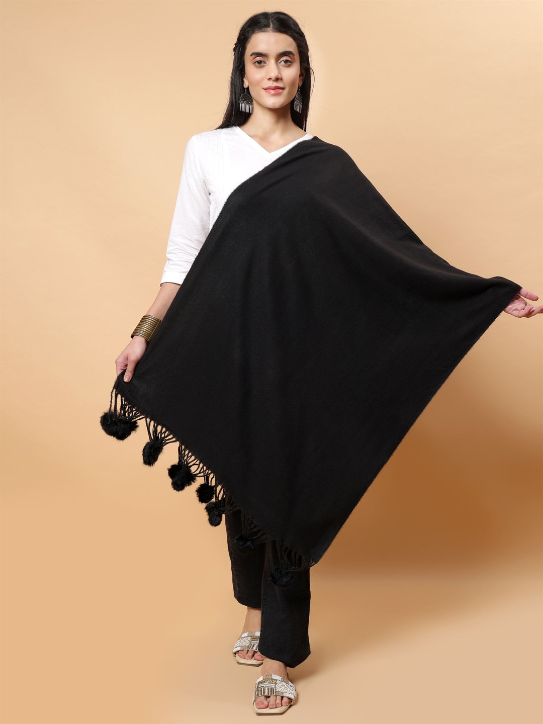 

Moda Chales Women Stole, Black