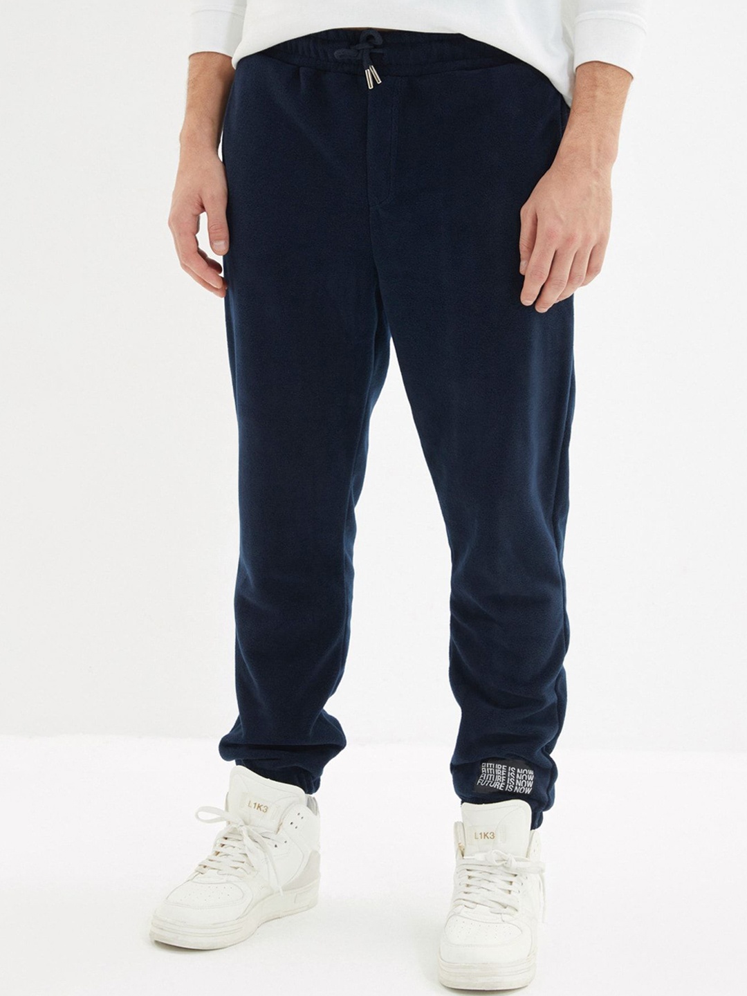 

Trendyol Men Regular Fit Joggers, Navy blue