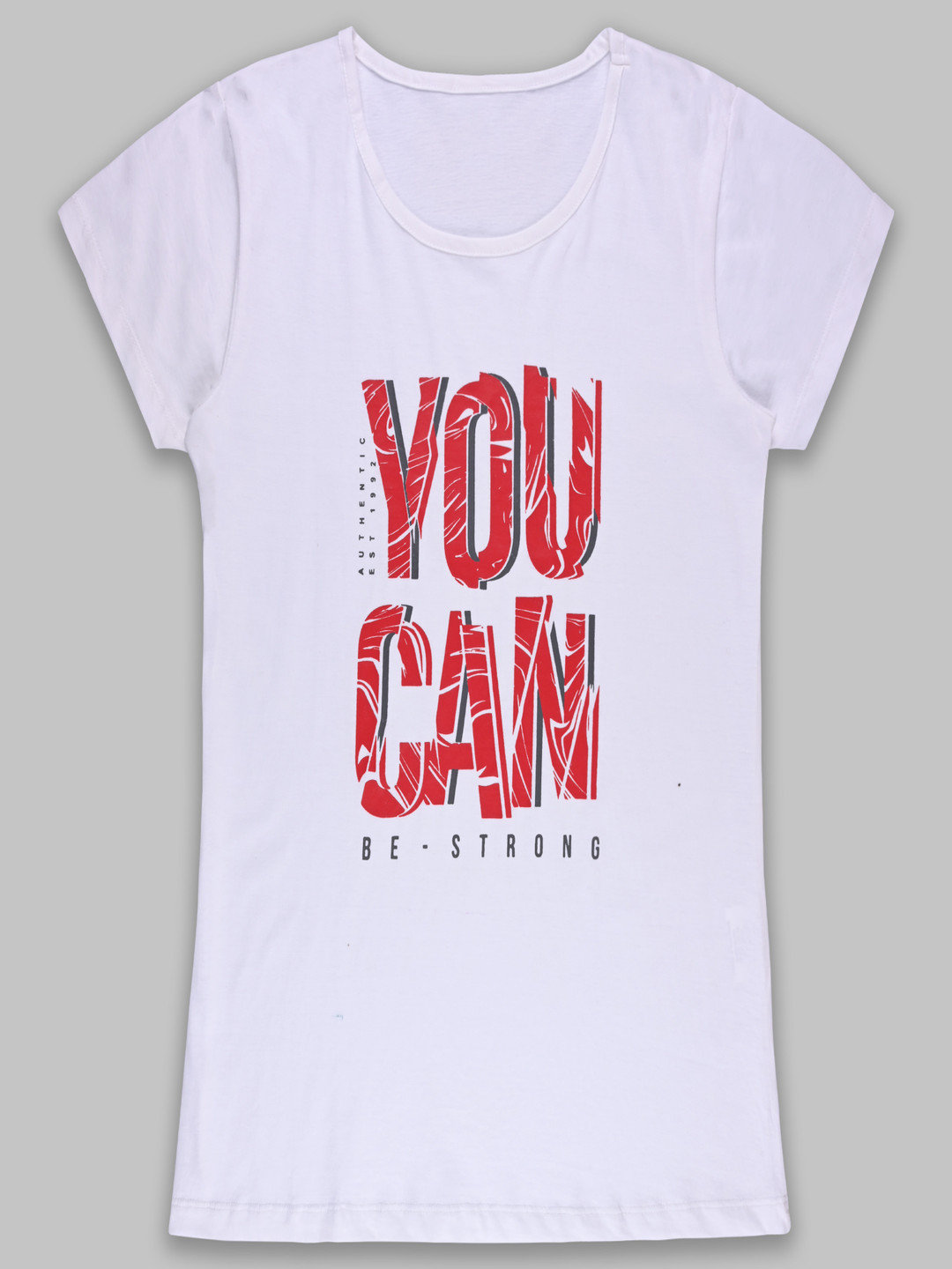 

Wish Karo Women Typography Printed Cotton T-shirt, White