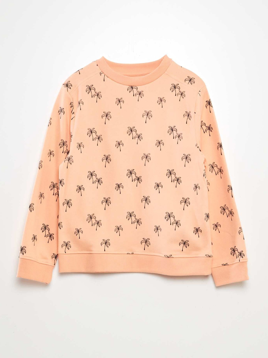 

KIABI Boys Printed Pullover Sweatshirt, Peach
