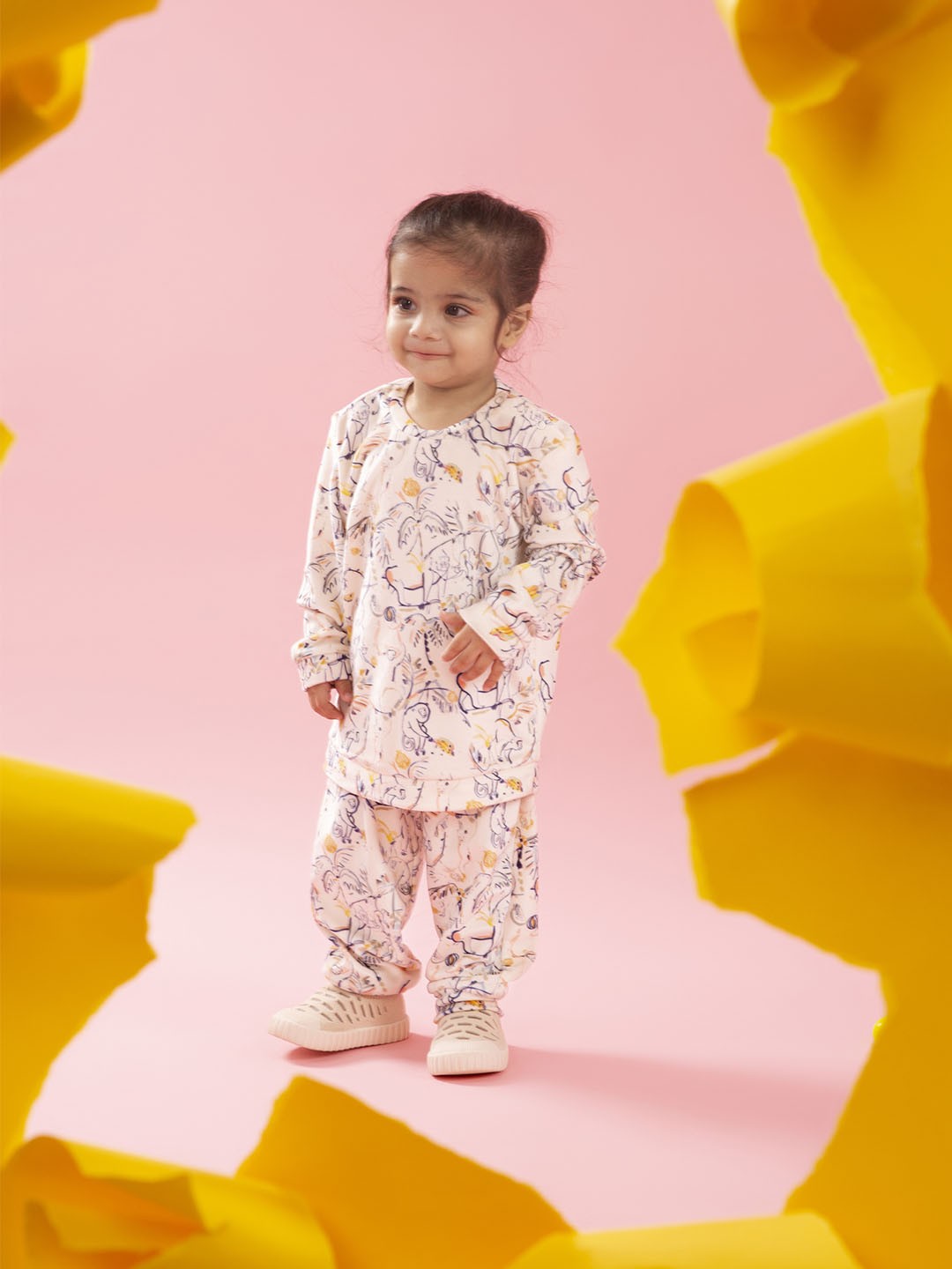 

THE BABY TRUNK Coord Set For Kids, White