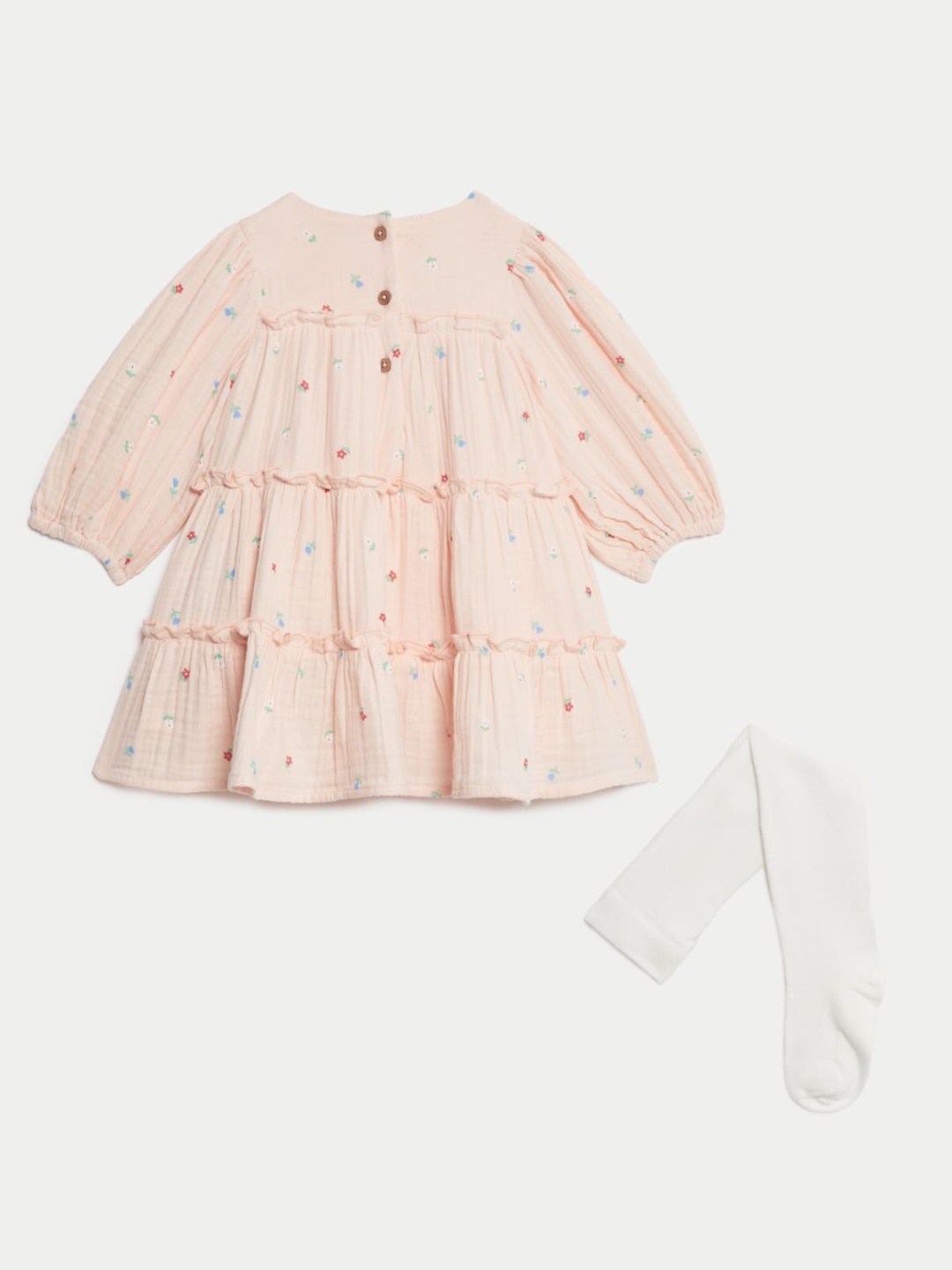 

Marks & Spencer Print A-Line Dress, Pink
