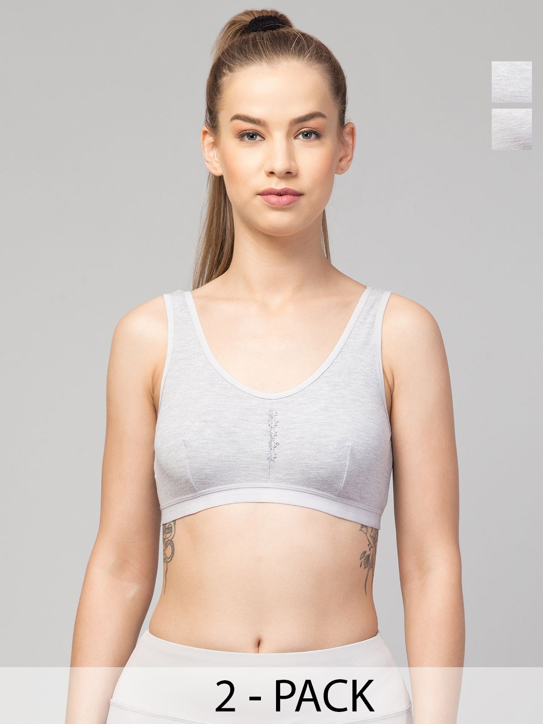 

CKARFE Bra Full Coverage, Grey