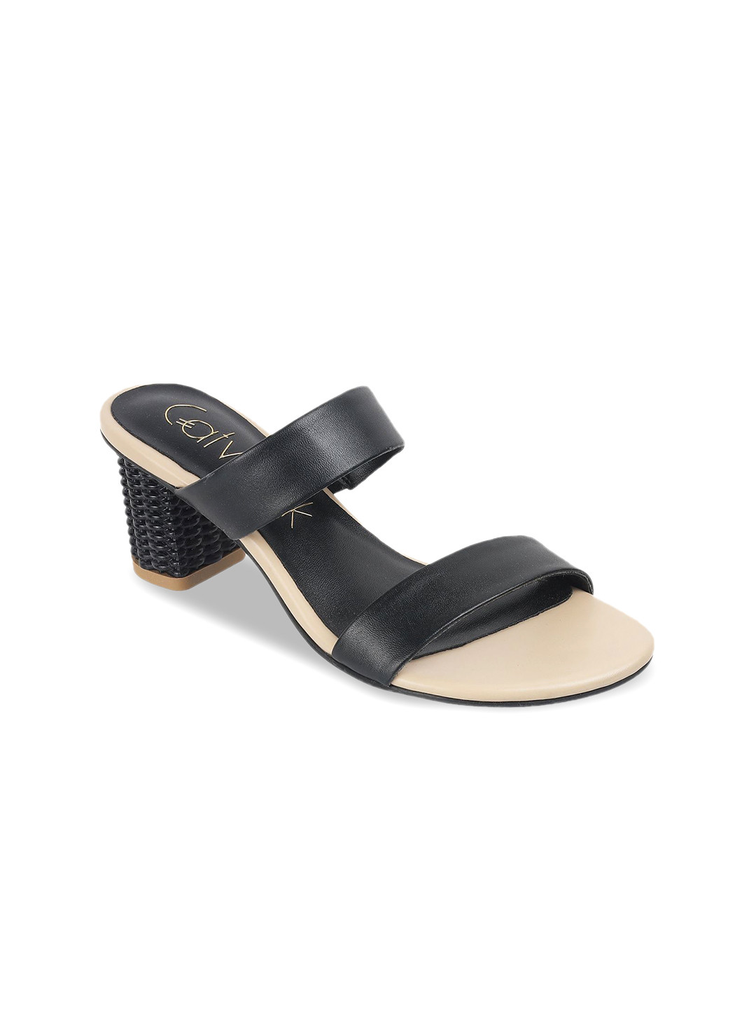 

Catwalk Block Sandals, Black