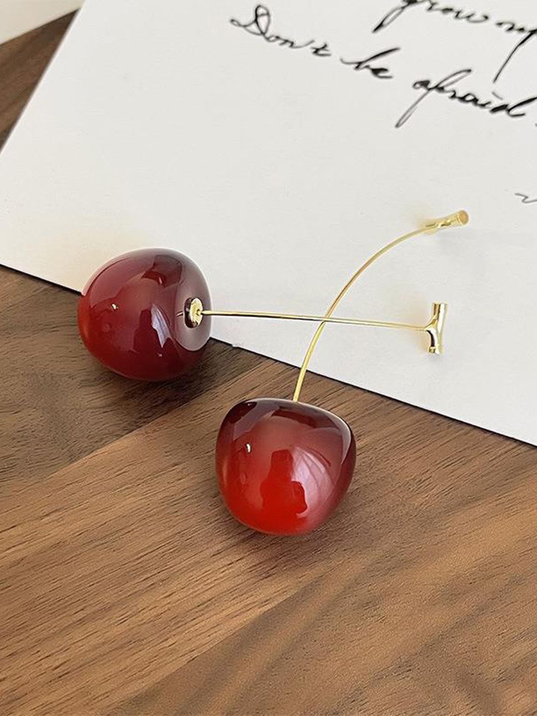 

BEYTER Sterling Silver Contemporary Drop Earrings, Red