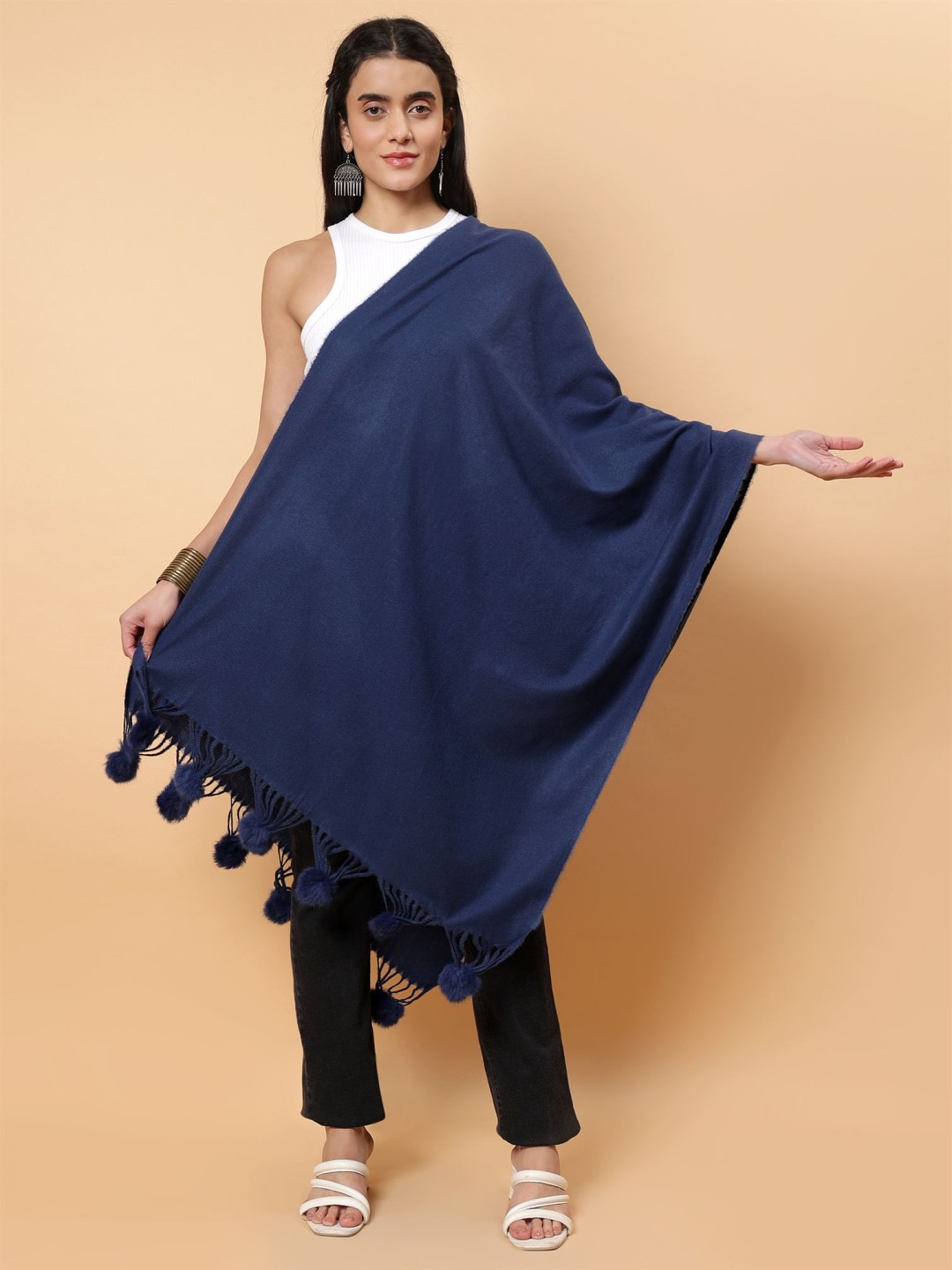 

Moda Chales Women Stole, Blue