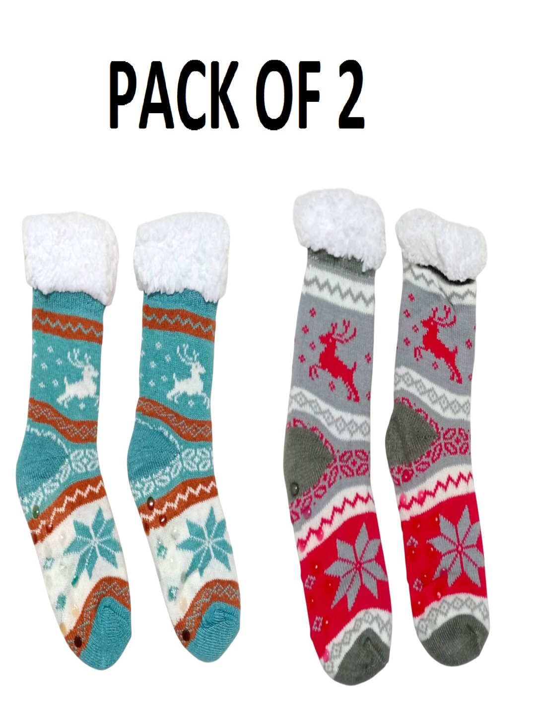 

Butterthief Kids Pack Of 2 Patterned Calf Length Socks, Green