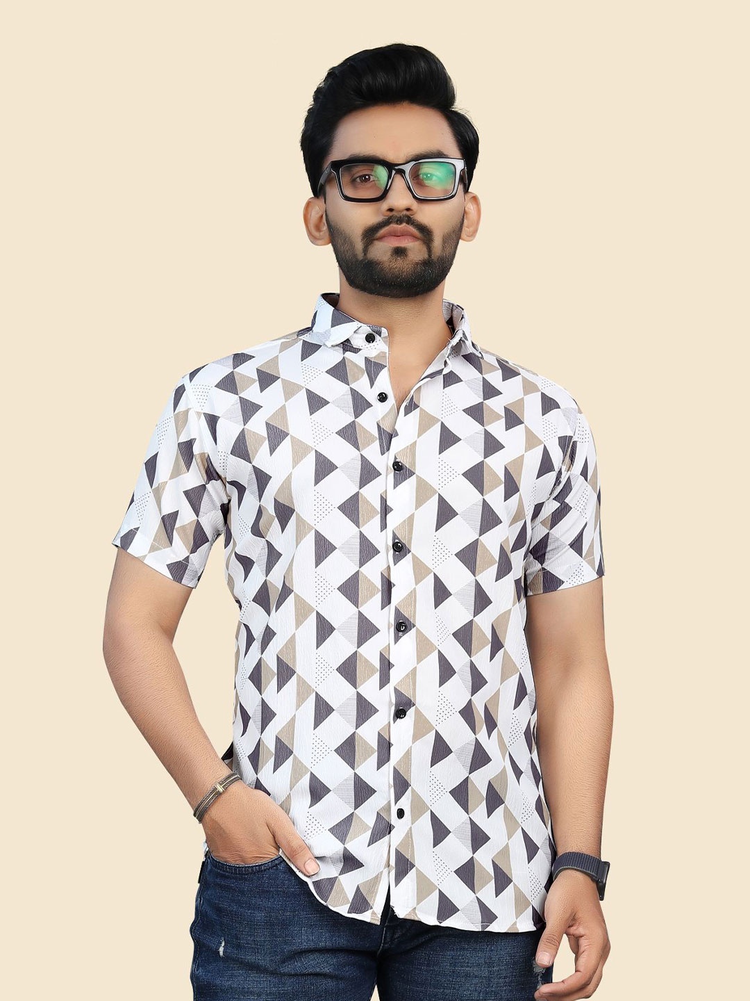 

Fashion FRICKS Men Opaque Casual Shirt, Multi