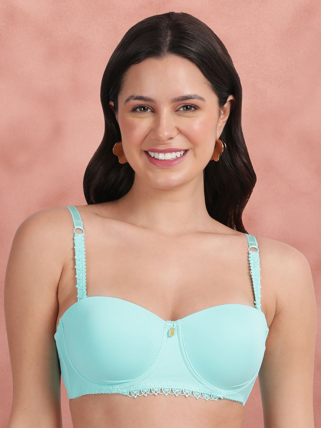 

Susie Medium Coverage Underwired Lightly Padded Bra, Blue