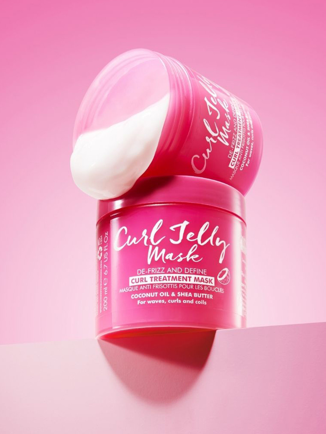 

Umberto Giannini Curl Jelly Mask For Anti Frizz Treatment With Shea Butter - 300 ml, White