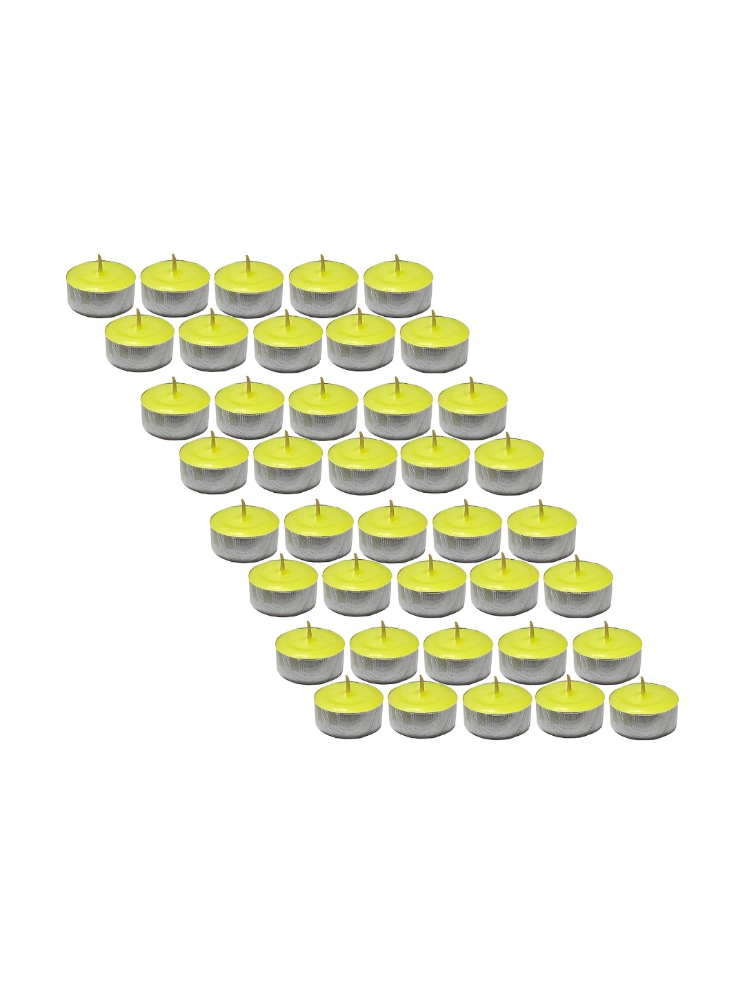 

atorakushon 80 pcs Yellow Scented Tea Light Candles